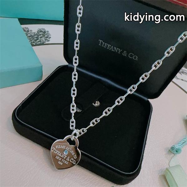 アイコニックモチーフ 上品演出 ハート チャーム ネックレス Tiffany&Co ティファニー コピー-3