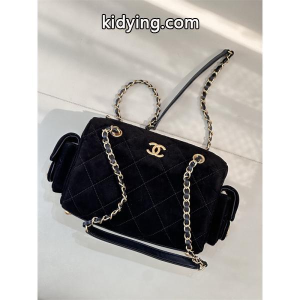 大人エレガント ブラウン スエード 高級感 CHANEL シャネル スーパーコピー ショルダーバッグ-2