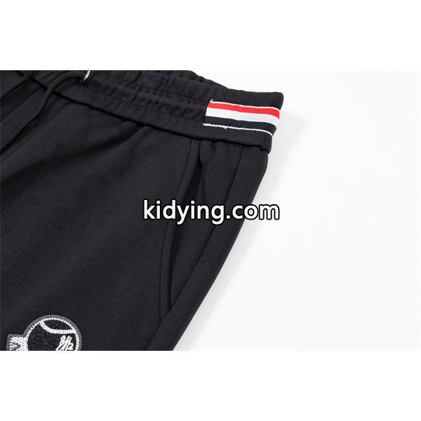話題 ブラック ワンポイントロゴ 快適シルエット 秋冬注目 モンクレール コピー Moncler スウェットパンツ-4