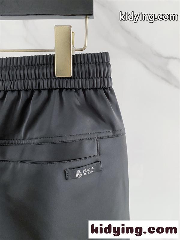 PRADA 通気性良いプラダカーゴショーツコピー軽量サテンナイロンなめらかな肌触りドレープ感抜群-7