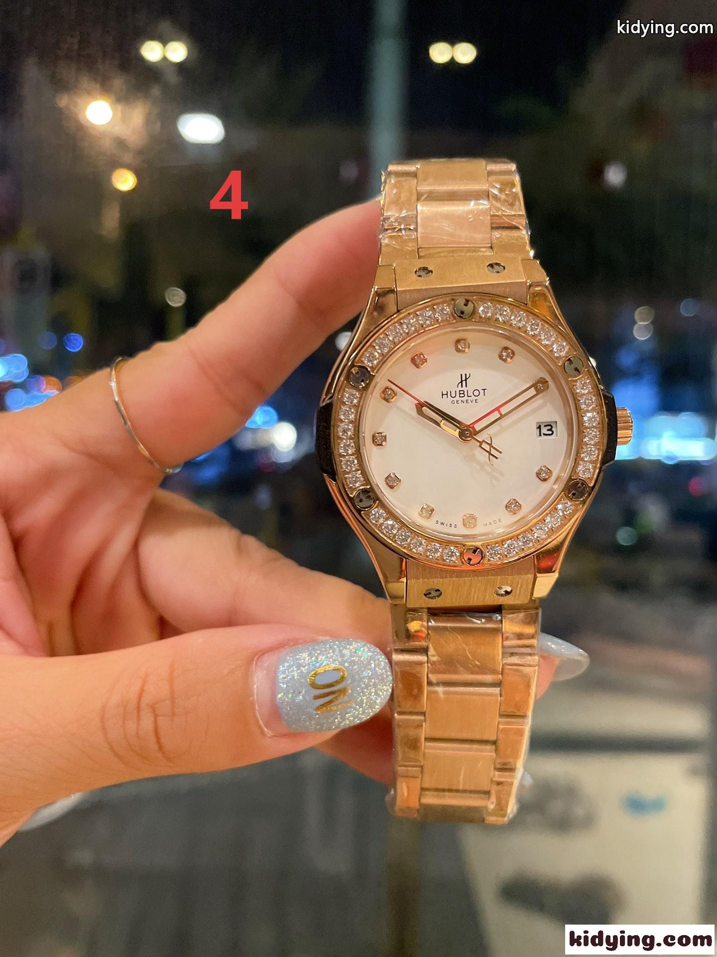 HUBLOT クォーツムーブメント ウブロ コピー レディース腕時計 人気 上品 エレガント 38mm-3