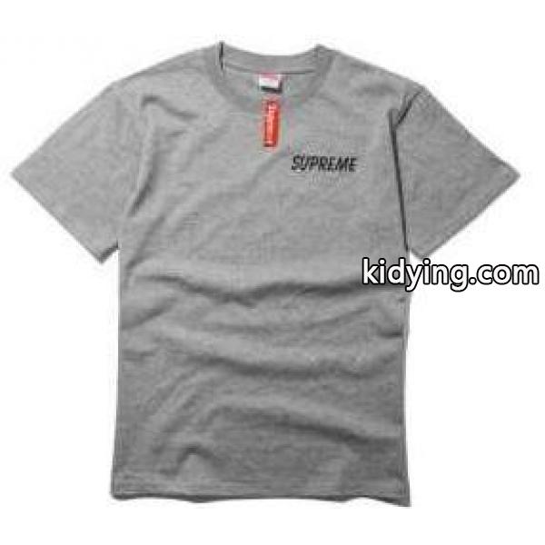 春夏 ストリートビュー ロゴ刺繍半袖Tシャツ コットン ラウンドネック お得大人気な 白 黒と灰色3色 SUPREME メンズ夏服_シュプリーム SUPREME_ブランド コピー 激安(日本最大級)-3