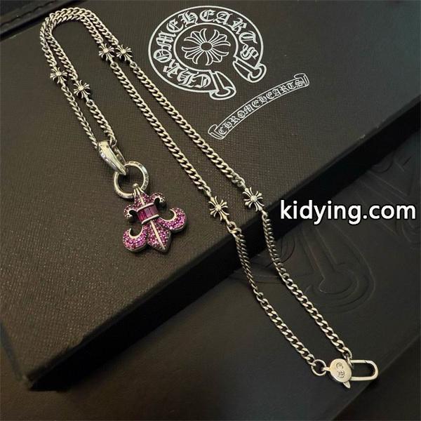 2026新作 大人ストリート 十字架シルバーネックレス 注目 CHROME HEARTS クロムハーツ コピー-5