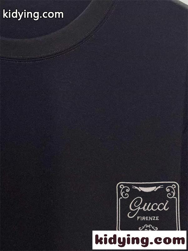 スクエアロゴ モードカジュアル ベーシックスタイル GUCCI グッチ コピー 半袖Tシャツ 人気モデル-6