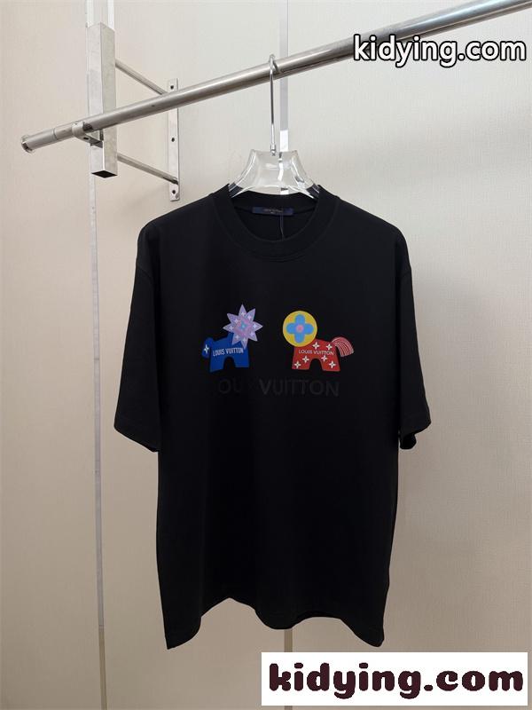 アートプリント キャラクターグラフィック 人気 売れ筋 LOUIS VUITTON ルイヴィトン コピー 半袖Tシャツ-4