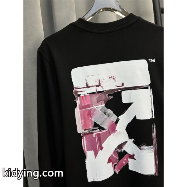 2025秋冬注目デザイン 早期完売注意 プリント ブラック Off-White オフホワイト スーパーコピー セーター-6