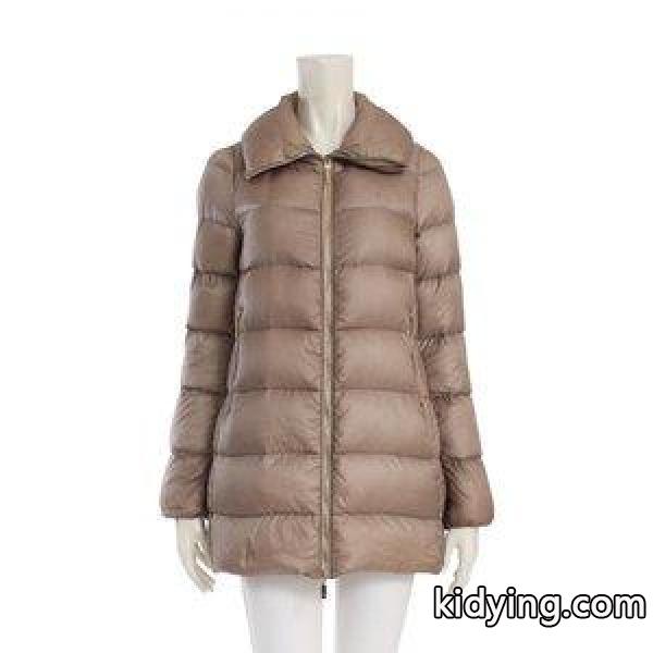 モンクレール MONCLER ダウンコート トルシー ベージュ アウター ワンポイント ナイロン100% フェザー レディース 通販 ショッピング-0