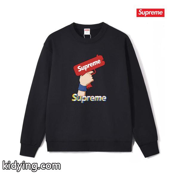 SUPREME シュプリーム コピー 秋冬必須 防冷 ブラック 注目作 グラフィック スウェット-0