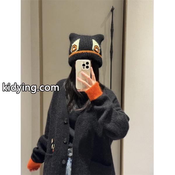 LOEWE ロエベ コピー プレミアム品質! ブラック カーディガン 当店イチオシ 注目-3