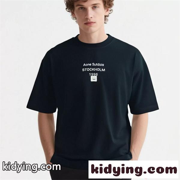アクネストゥディオズ コピー プリントTシャツ Acne モノトーン 半袖 シンプル ユニセックス-7