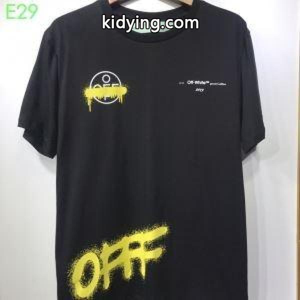 Off-White オフホワイト きれいめな印象で着こなし 半袖Tシャツ 2019ss先どりトレンド_Off-White オフホワイト_ブランド コピー 激安(日本最大級)-0