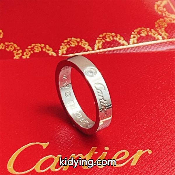 ペア対応 クラシックライン シンプル装飾 リング 定番 Cartier カルティエ コピー-3