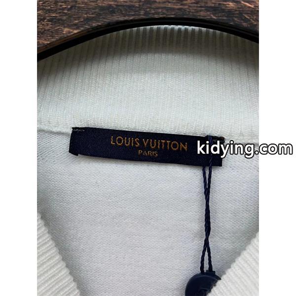 Louis Vuitton ルイヴィトン コピー ニット ブラック&ホワイト2025秋冬新作 シンプルロゴ 上質モックネック-2