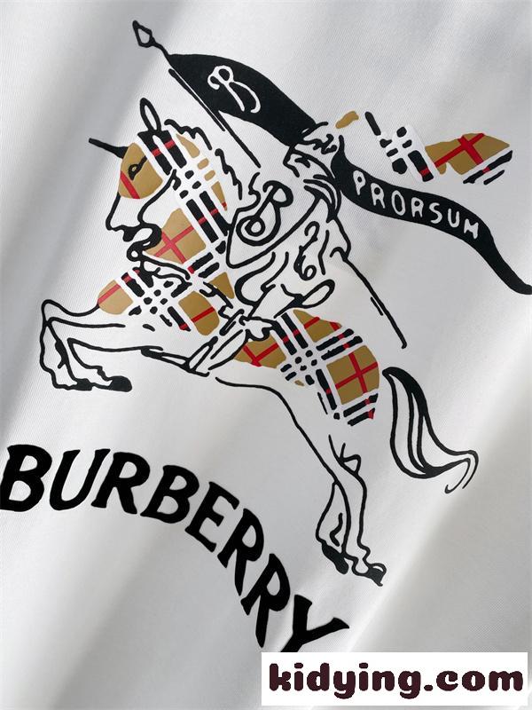 ホースグラフィック ビッグロゴTシャツ 2026SS BURBERRY バーバリー コピー Tシャツ アートプリント ストリート映え-4