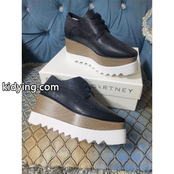 スター装飾 厚底シューズ ホワイト 光沢 新しい スタイル STELLA McCARTNEY ステラマッカートニー コピー-6