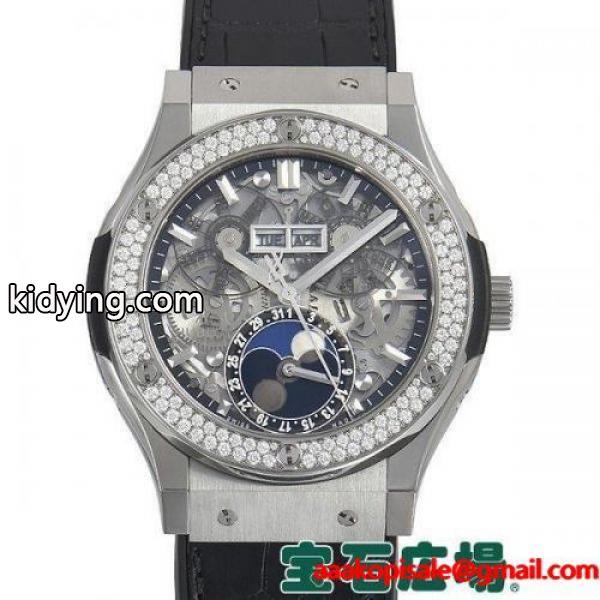 ウブロ HUBLOT クラシックフュージョン アエロフュージョン ムーンフェイズ チタニウム 517NX0170LR1104 中古 メンズ 腕時計 :533848001:宝石広場ヤフー店 - 通販ショッピング-0