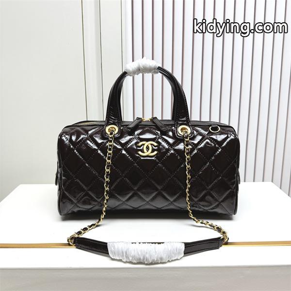 新作 ブラウン 大人可愛い 人気 旅行 高級感 CHANEL シャネル スーパーコピー ボストンバッグ-0