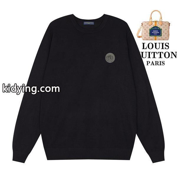 2025秋冬 ロゴ ニット ホワイト LOUIS VUITTON ルイヴィトン スーパーコピー シンプル-1
