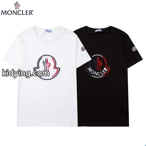 Monclerメンズ21ss刺繍logoプリント カジュアルモンクレール tシャツ 激安 スーパーコピー-0