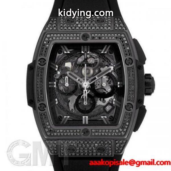 ウブロ スピリット オブ ビッグバン オールブラック パヴェ 641CI0110RX1700 HUBLOT 【新品】【メンズ】 【腕時計】-0