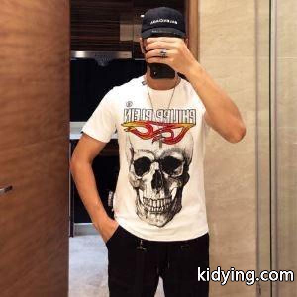 2色可選フィリッププレイン PHILIPP PLEIN2019年夏の一押しファッションアイテム Tシャツ/半袖 主張性もカジュアルさ_フィリッププレイン PHILIPP PLEIN_ブランド コピー 激安(日本最大級)-1