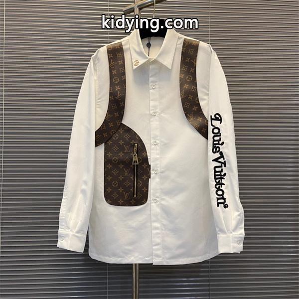 ルイ ヴィトン LOUIS VUITTON 季節感あふれる注目の新作 2色可選 長袖 シャツ 新作春夏らしさをプラス_ルイ ヴィトン LOUIS VUITTON_ブランド コピー 激安(日本最大級)-0