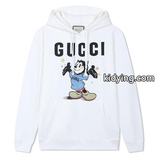 GUCCI 期間限定 パーカー ホワイト 明るい 軽快 フレッシュ グッチ コピー-0