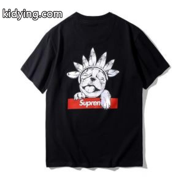 2色可選 ラックスした雰囲気 2018春夏新作 半袖Tシャツ お洒落自在 シュプリーム SUPREME_半袖Tシャツ_メンズファッション_スーパーコピーブランド激安通販 専門店-0