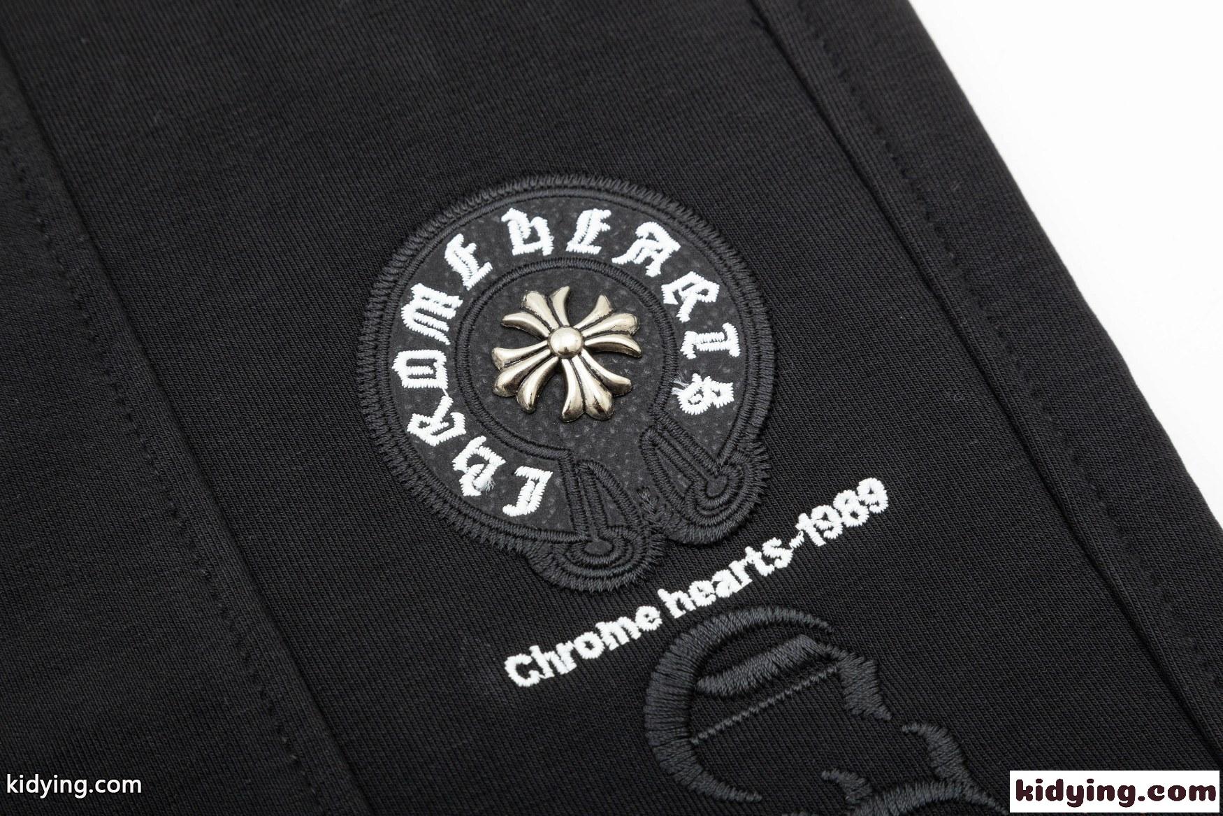 クロムハーツ コピー ジョガーパンツ メンズ ロゴプリント CHROME HEARTS ストレッチ素材 美シルエット-7