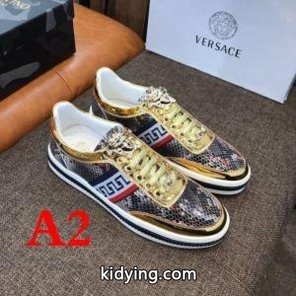 VERSACE ヴェルサーチ カジュアルシューズ 2色可選 流行スタイル2019春夏新作 人気の高さ激安通販_ヴェルサーチ VERSACE_ブランド コピー 激安(日本最大級)-1