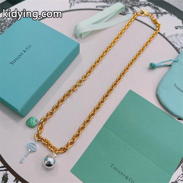 華やか印象 ゴールドトーン チャーム Tiffany&Co ティファニー コピー ネックレス 特別感-5