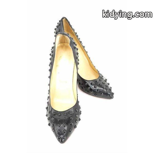 クリスチャンルブタン CHRISTIAN LOUBOUTIN パンプス レディース サイズEUR：38 スタッズ ヒール 中古 ブランド古着バズストア :8014460622377:ブランド古着販売のBAZZSTORE - 通販ショッピング-0