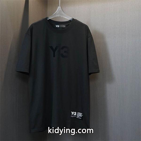 数量限定激安Y-3 ワイ・スリー tシャツスーパーコピーメンズ入学祝いクルーネック半袖Tシャツ-0