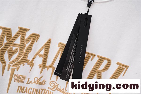 ヴィンテージロゴ オリジナル風プリント デイリーファッション AMIRI アミリ コピー 半袖Tシャツ 定番アイテム-5