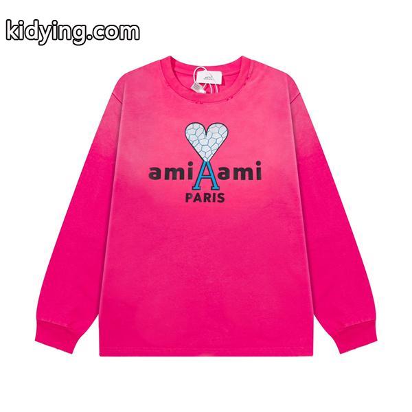 AMI PARIS アミ パリス コピー ホワイトカラー フレンチムード  大人カジュアル ロングスリーブ-4