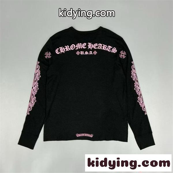 USA限定2026☆Chrome Hearts クロムハーツ長袖tシャツスーパーコピー☆サーマル生地上品-4