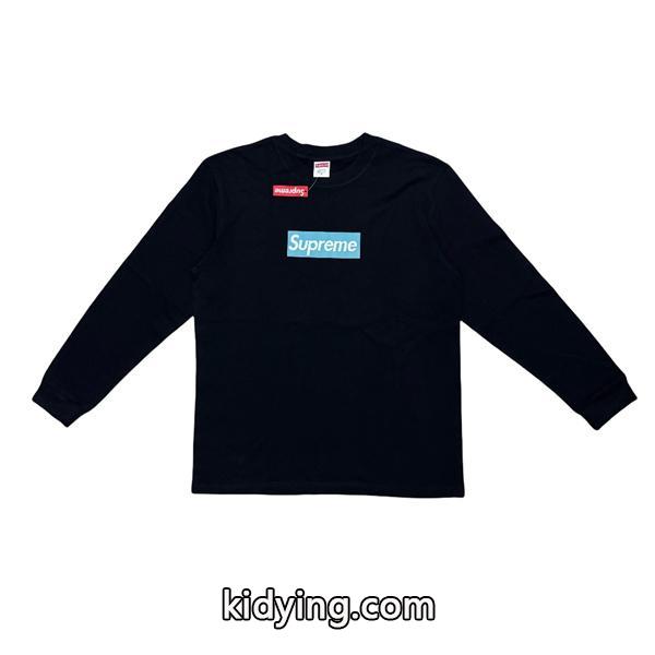 2025AW SUPREME × TIFFANY シュプリームコピーティファニーボックスロゴ長袖ｔシャツ  通販ショッピング-2