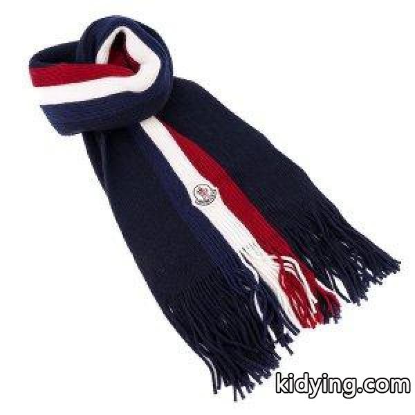 MONCLER モンクレール マフラー 2018年秋冬新作 00026 00 02292 メンズ レディース 男性 女性 トリコロール 742 NAVY ネイビー :18aw00026742:インポートブランドサバティーニ - 通販ショッピング-0