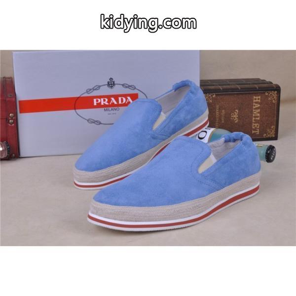 人気商品 2013-14秋冬新作 PRADA プラダ ビジネスシューズ 靴 ブルー_スニーカー、靴_メンズファッション_スーパーコピーブランド激安通販 専門店-0