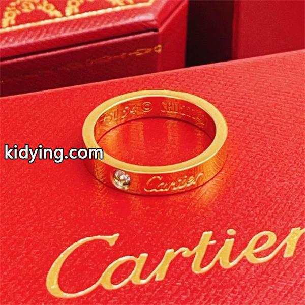 ペア対応 クラシックライン シンプル装飾 リング 定番 Cartier カルティエ コピー-6