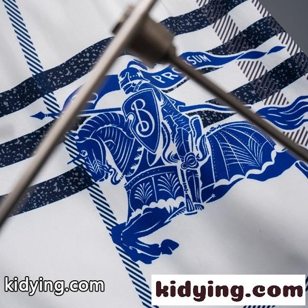サマーチェック 騎士モチーフ 軽量速乾ビーチショーツ バーバリー 激安 ウエストゴム BURBERRY 五分丈短裤-5
