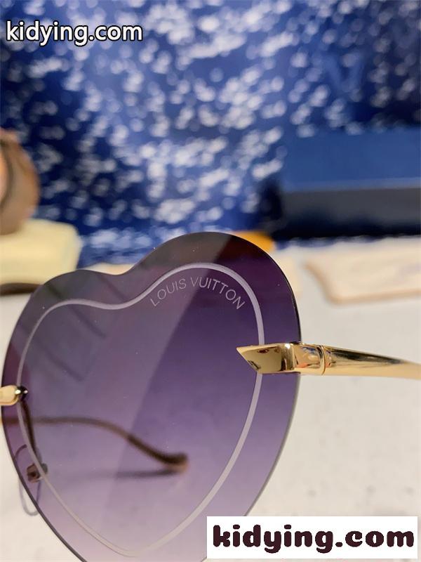 サングラス ルイヴィトン コピー レディース ハート型 ビッグフレーム 小顔効果 可愛い 個性派 UVカット Louis Vuitton-7