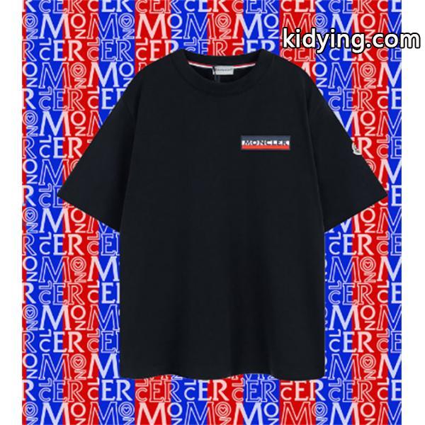 モンクレール MONCLER  透け感優しい Tシャツ/ティーシャツ カジュアルさ 2色可選春夏に着たい_半袖Tシャツ_メンズファッション_スーパーコピーブランド激安通販 専門店-0