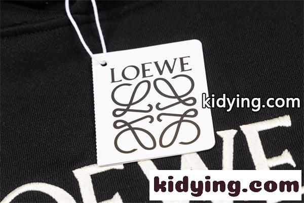 LOEWE ロエベ コピー パーカー メンズ ストリート人気 存在感抜群 保温裏毛 プリント-4