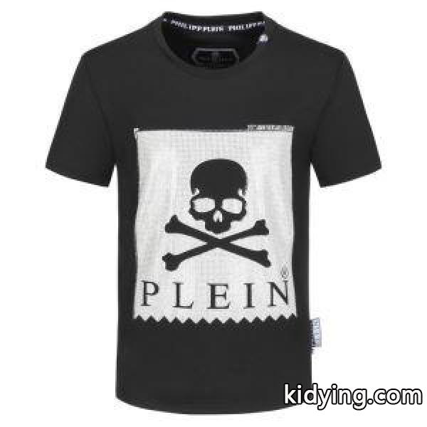 この春夏に出番の多い 2色可選 半袖Tシャツ これからの季節に大活躍 フィリッププレイン PHILIPP PLEIN_フィリッププレイン PHILIPP PLEIN_ブランド コピー 激安(日本最大級)-1