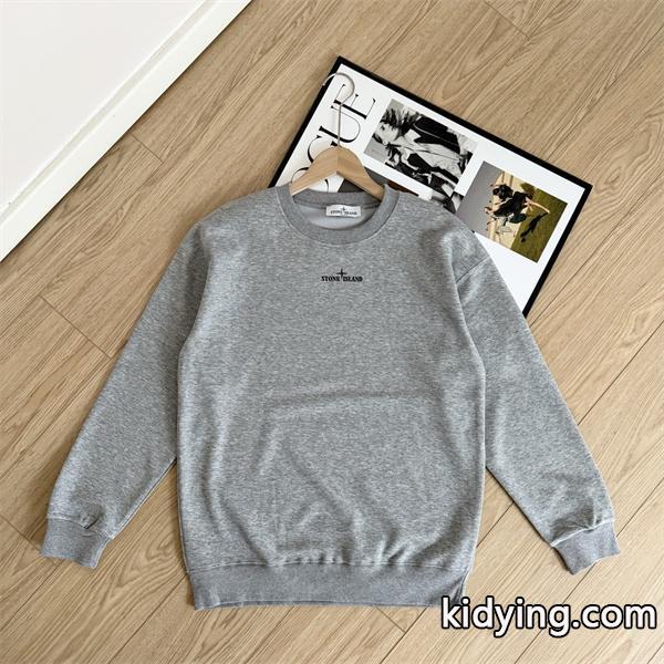 2025秋冬必須アイテム 厚手コットン 存在感アップ パーカー STONE ISLAND ストーンアイランド コピー-3