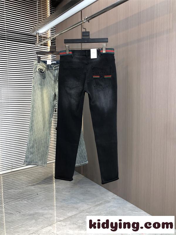 売れ筋好調 デニムパンツ GUCCI グッチ コピー バックポケット スタイリッシュ ファッション-2