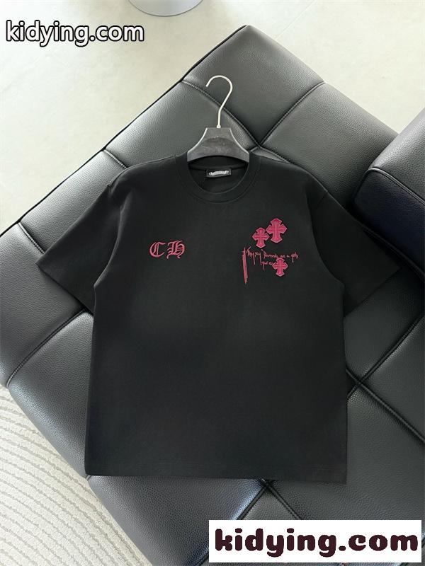 クロムハーツ スーパーコピー 高見え ホワイト 半袖 Tシャツ モード系 洗練 クール CHROME HEARTS ストリート映え-1