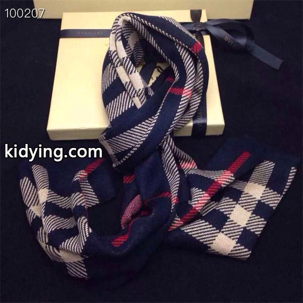 定番チェックデザイン ストール ネイビーカラー 防寒 BURBERRY バーバリー コピー-5