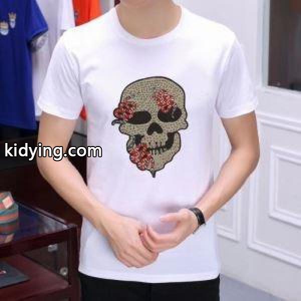 フィリッププレイン PHILIPP PLEIN カジュアルに着こなし Tシャツ/半袖 2色可選 不動の人気2019最新_フィリッププレイン PHILIPP PLEIN_ブランド コピー 激安(日本最大級)-1